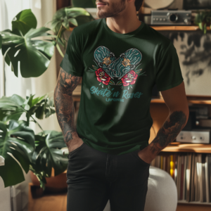 CAMISETA SKATE'N ROSES